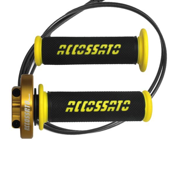 Accossato gold quick throttle control grips GR006 gold Ducati 749S/749R/749 DARK 2003-2006