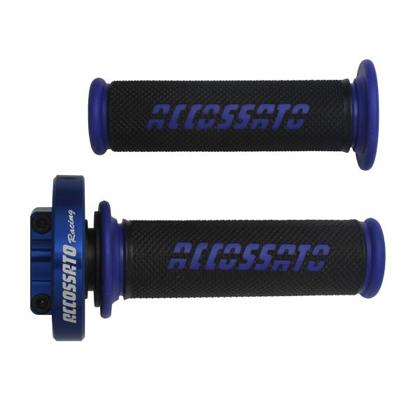 Accossato blue quick throttle control grips GR006 blue BMW