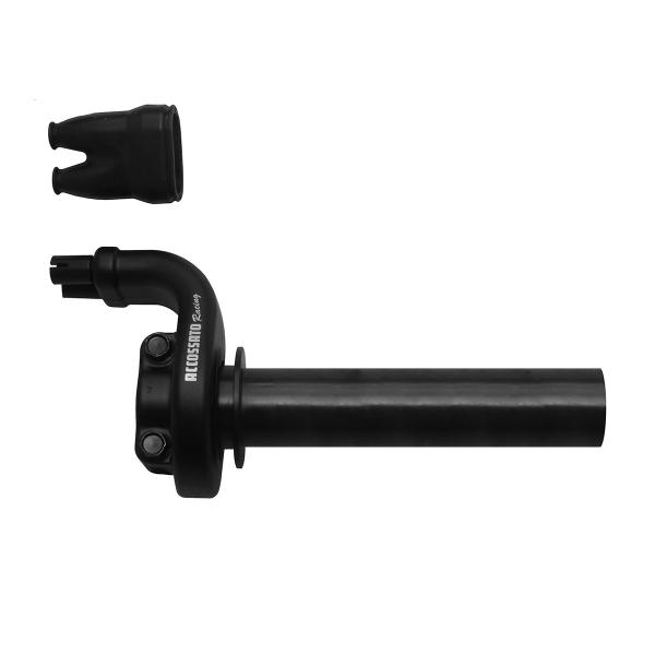 Comando gas Accossato 2 cavi 4T senza manopole corsa 28/90 mm 36/112 senza cavi