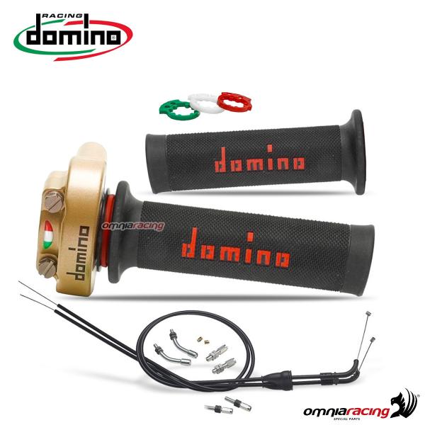 Domino COMANDO GAS RAPIDO DOMINO TOMMASELLI FORMULA 1 CAVO UNIVERSALE MANOPOLE MOTO 