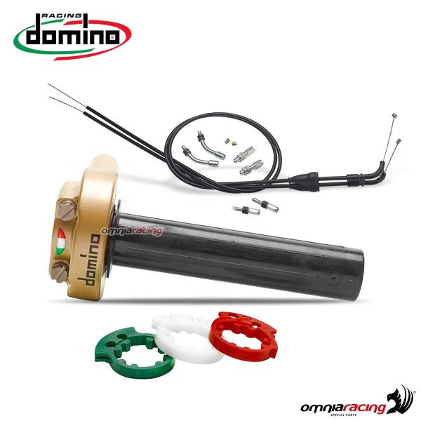 Quickness throttle control XM2 Domino gold without grips and with universal cable