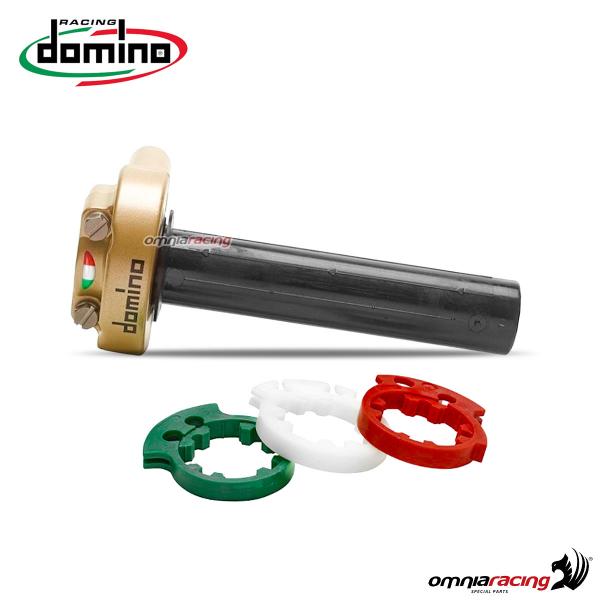 Comando gas Domino XM2 Oro senza manopole corsa e rapidita selezionabili