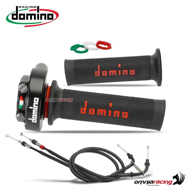 Comando gas rapido XM2 Domino con manopole e con cavi per Yamaha R1 / R1M 2015>