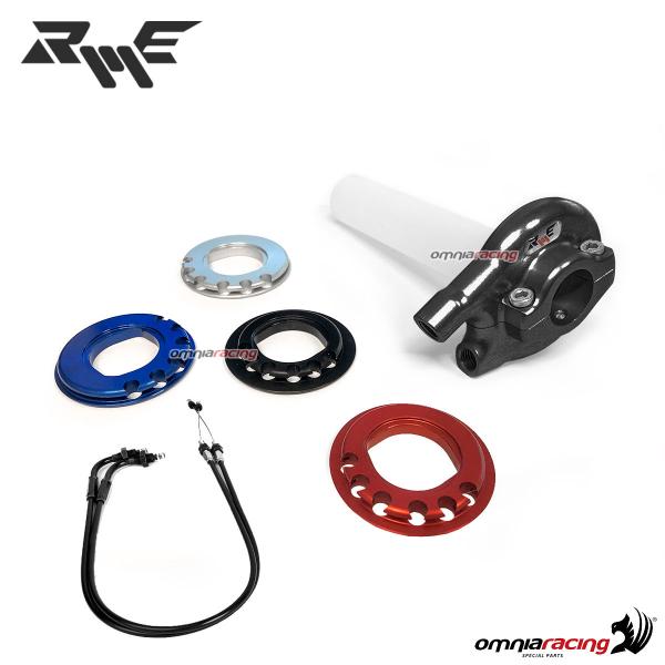 Robby Moto standard quick action throttle black 22 mm with wire specific for BMW S1000RR 2010>2011