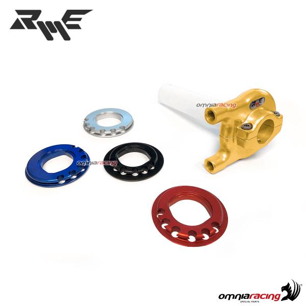 Robby Moto Competition quick action trottle without cables 22mm gold color