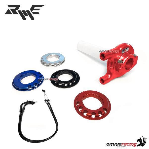 Robby Moto competition quick action throttle red 22mm with wire specific Honda CBR600RR 2003>2012