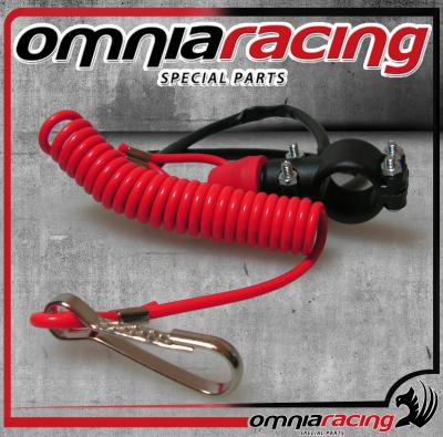 Interruttore a strappo per lo spegnimento moto in caso di caduta