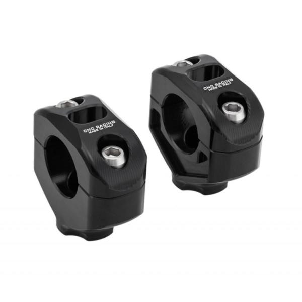 CNC Racing black handlebar riser 28,6mm H36mm Ducati Hypermotard 1100 EVO SP 2010-2012