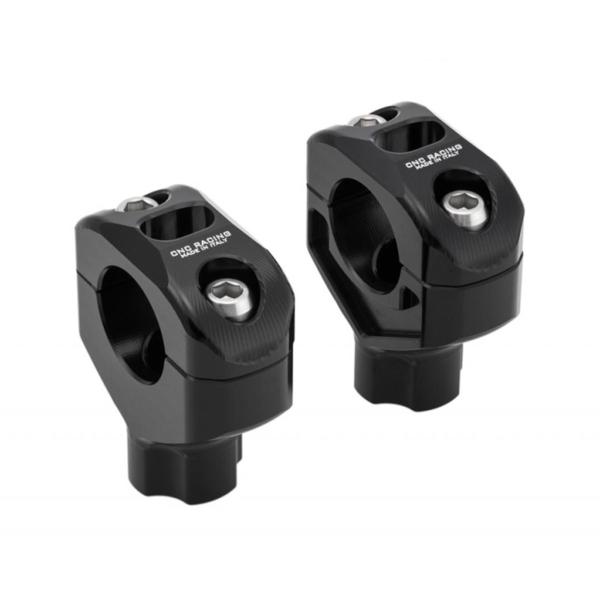 CNC Racing black handlebar riser 28,6mm H48mm Yamaha FZ1 2006-2014