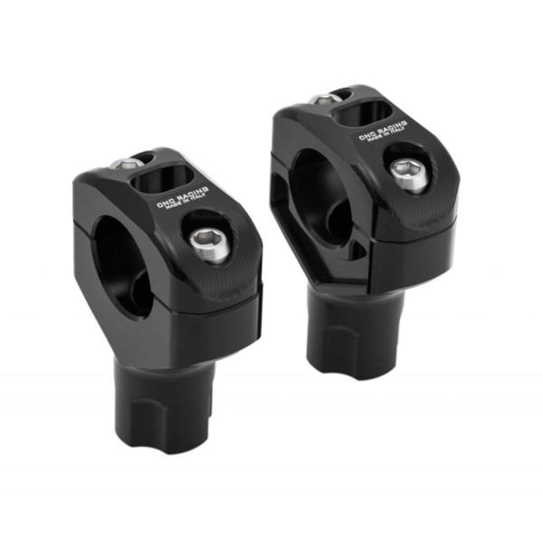CNC Racing black handlebar riser 28,6mm H59mm Ducati SportClassic GT1000 Touring 2009