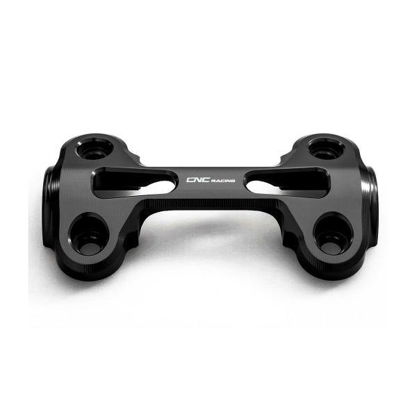 Riser superiore CNC Racing nero 22mm Ducati Hypermotard 821 2013-2015