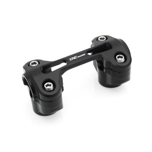 CNC Racing black handlebar riser 22mm H40mm Ducati Hypermotard 821 2013-2015