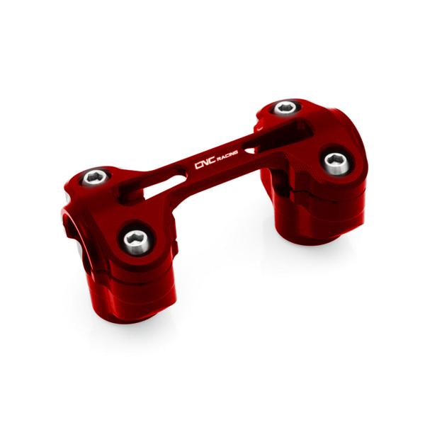 CNC Racing red handlebar riser 29mm H40mm Ducati Hyperstrada 821 2013-2015