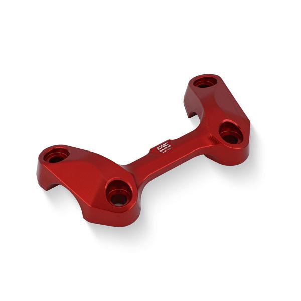 CNC Racing red handlebar riser Ducati Hypermotard 950 2019-2024