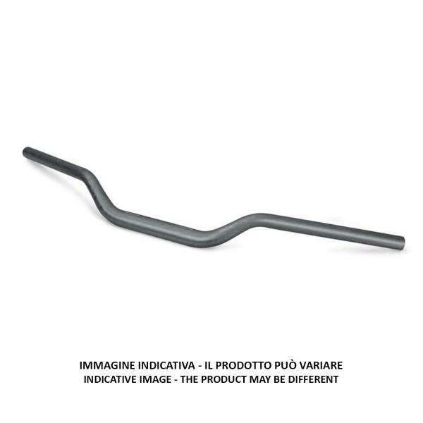 Manubrio PBR diametro 22mm in ergal grigio fume dimensioni 730/160/122/122/105