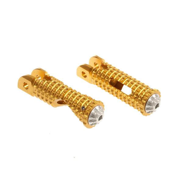 Poggiapiedi pedane pilota CNC Racing oro Mv Agusta Brutale 1078 RR 2007-2011