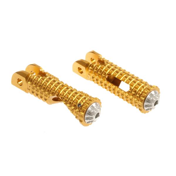 Poggiapiedi pedane passeggero CNC Racing oro Mv Agusta Brutale 1078 RR 2007-2011