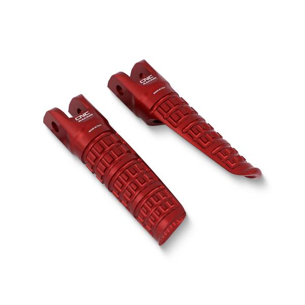 Poggiapiedi pedane passeggero Light CNC Racing rosso Mv Agusta Brutale 1000 RR 2020-2024