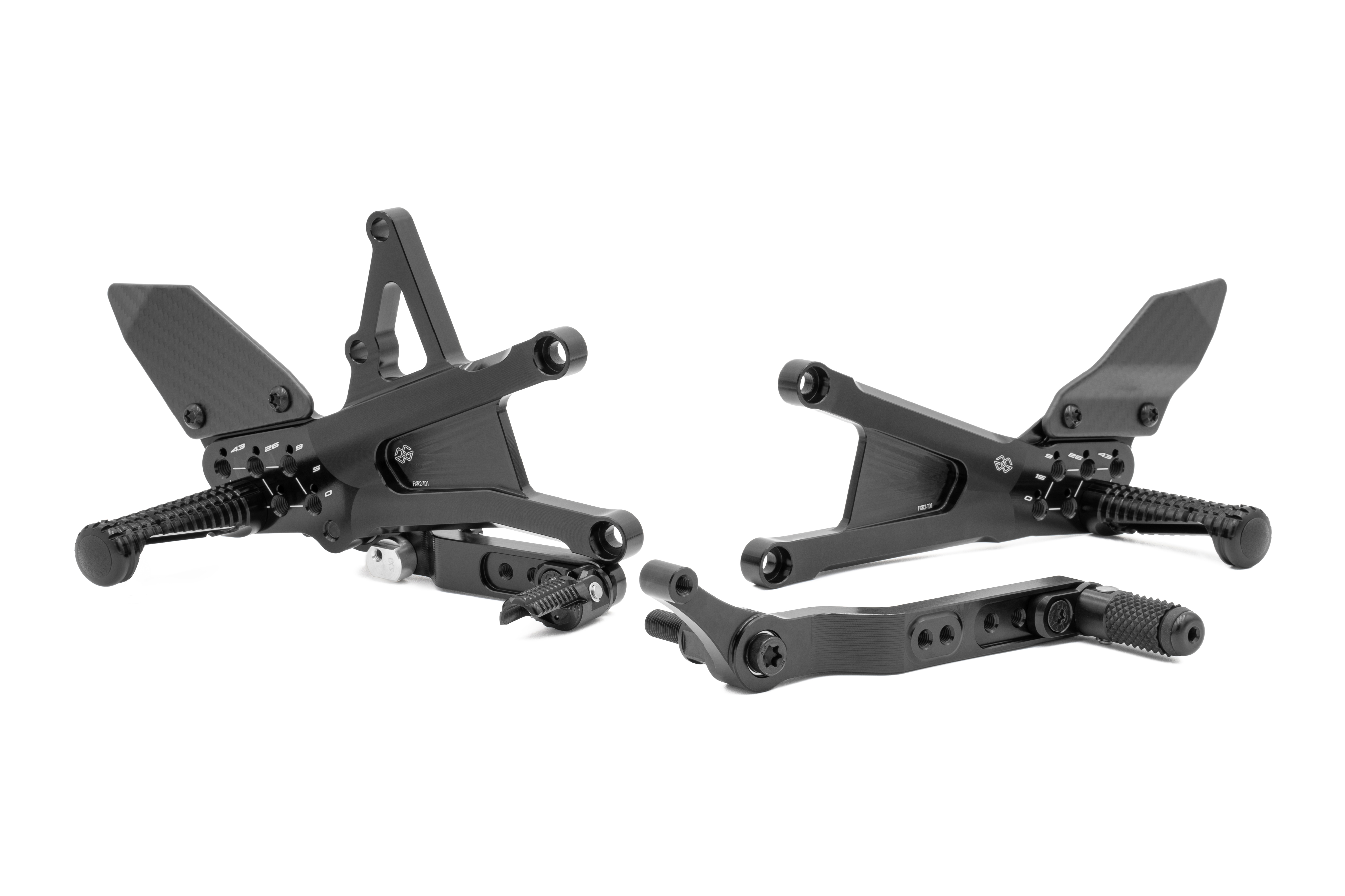 Gilles Tooling Adjustable Rearsets Triumph Daytona 660 2024-2025