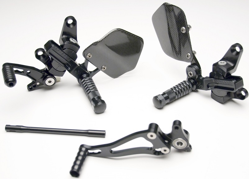 Gilles Tooling Adjustable Rearsets Ducati 1098S 2007-2010