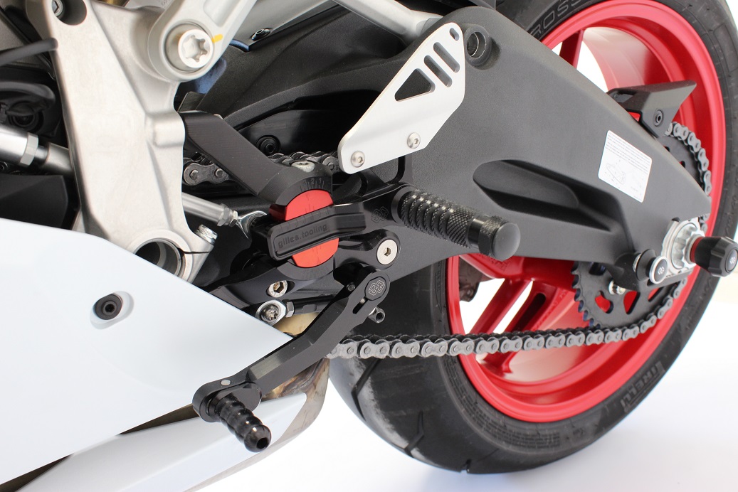 Gilles Tooling Adjustable Rearsets Ducati Panigale V2 2020-2024