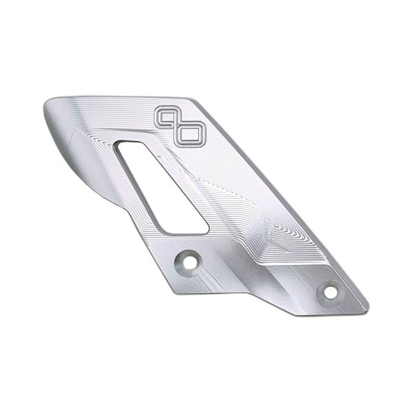 Lightech paratacchi in alluminio silver per pedane lato destro freno