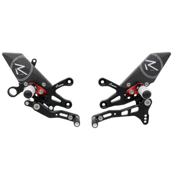 Pedane regolabili Lightech R Version Aprilia RSV4 2009-2017