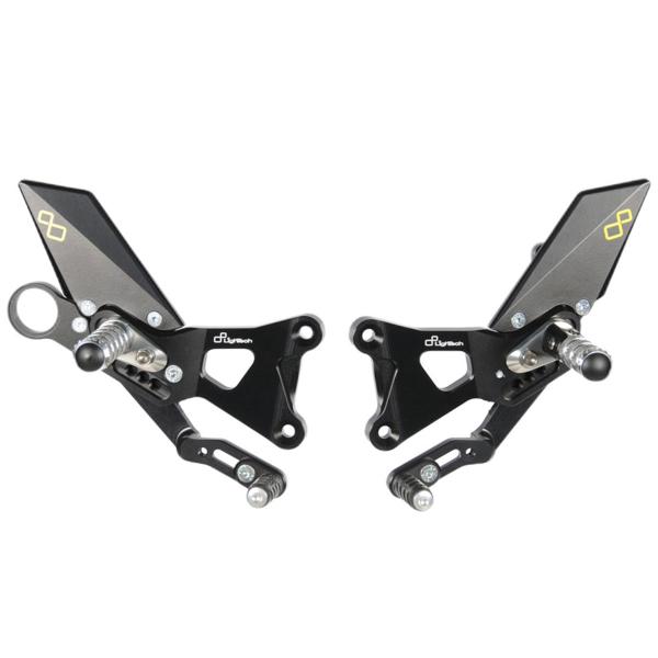 Lightech adjustable rearsets fold up footpeg Bmw HP4 2013-2018