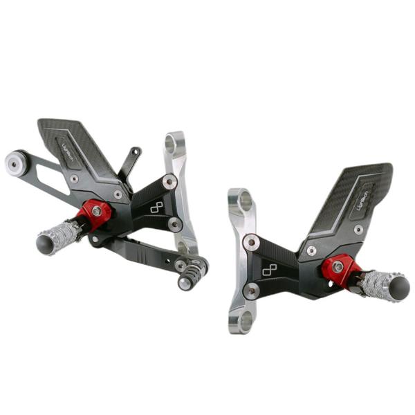 Pedane regolabili Lightech R Version Bmw S1000R 2021-2024