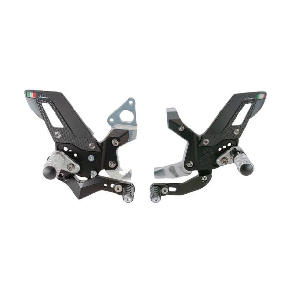 Lightech R Version adjustable rearsets Ducati Panigale V2 2020-2024