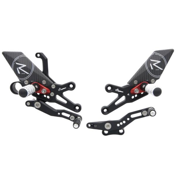Pedane regolabili Lightech R Version Honda CBR1000RR 2008-2019