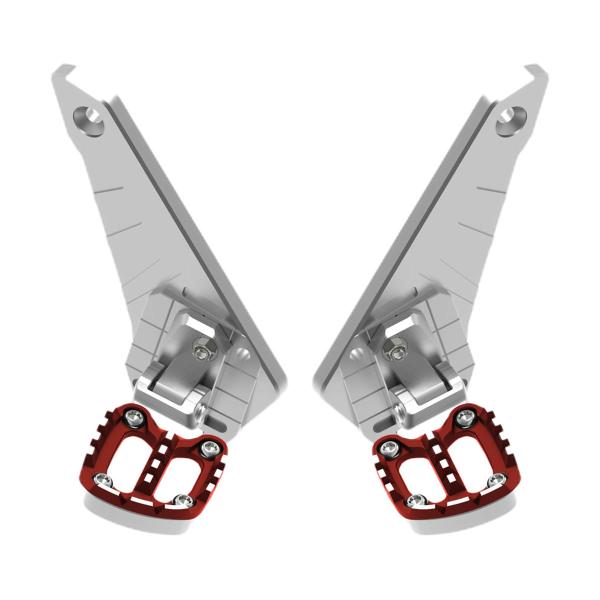 Pedane Lightech red fold up footpeg Honda Xadv 750 2021-2023