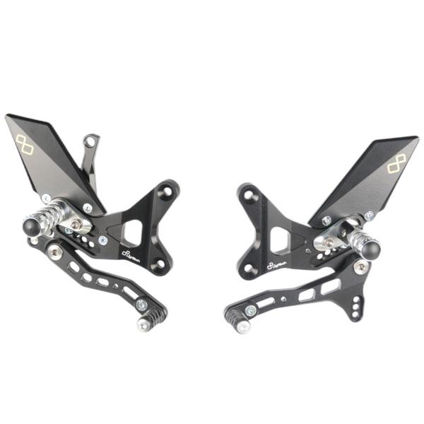 Pedane regolabili Lightech poggiapiedi snodati Kawasaki ZX10R 2011-2015