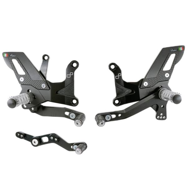 Lightech Track Use adjustable rearsets fixed footpeg Kawasaki ZX4RR 2024