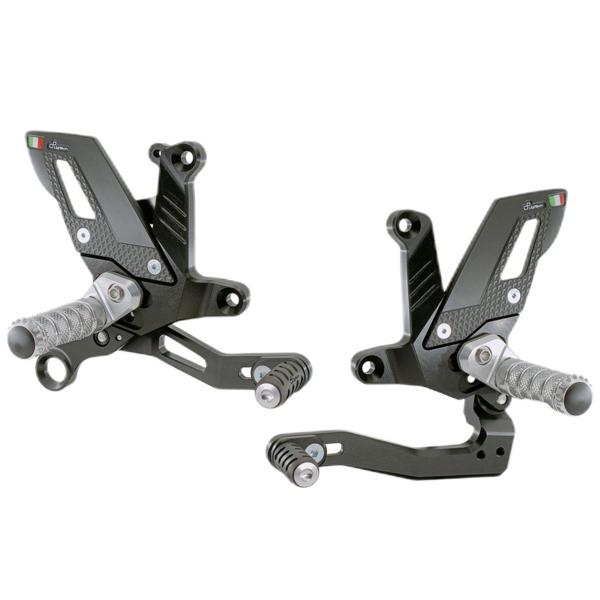 Pedane regolabili Lightech poggiapiedi fissi Ktm SuperDuke 1390R 2024