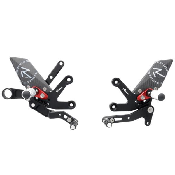 Lightech R Version adjustable rearsets Suzuki GSXS1000 2015-2021