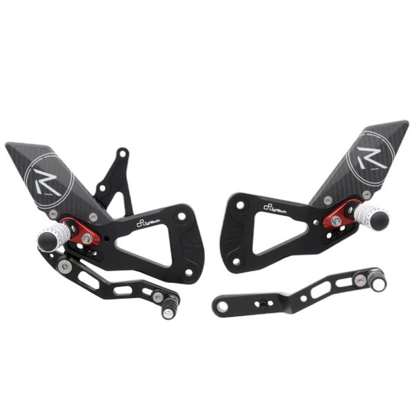 Pedane regolabili Lightech R Version Suzuki GSXR1000 2017-2022