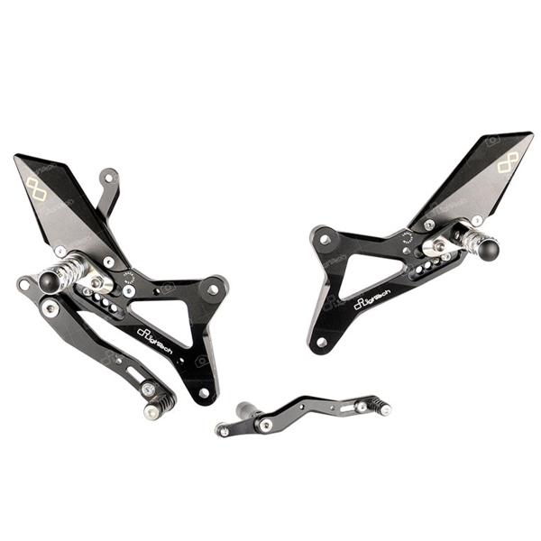 Pedane regolabili Lightech poggiapiedi snodati Yamaha R1 2009-2014