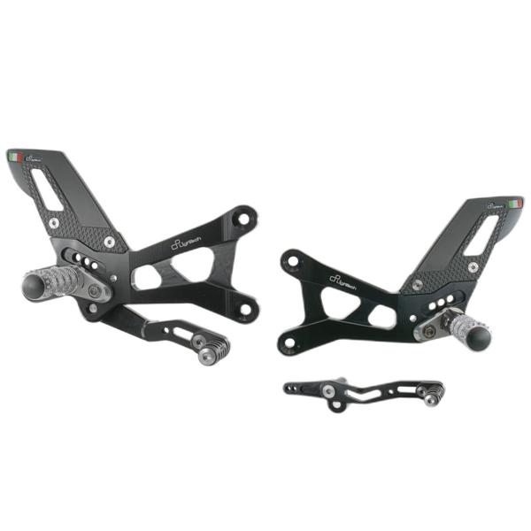Pedane regolabili Lightech poggiapiedi snodati Yamaha R6 2017-2024