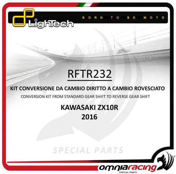 Lightech Kit Conversione da Cambio Dritto a Cambio Rovesciato per Kawasaki ZX10R 2016 16>