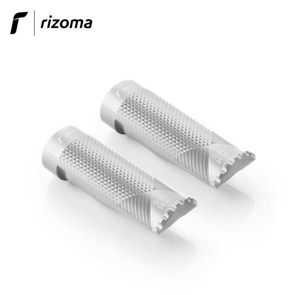 Pedivelle Rizoma Snake silver Yamaha Xmax 400 ABS 2017-2020