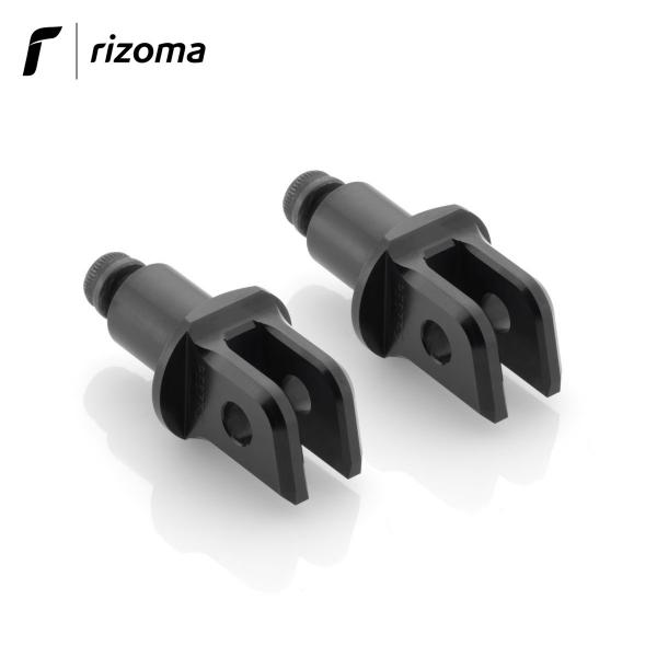 Kit adattatori Rizoma per montaggio pedivelle Street per pedane OEM da 18 mm