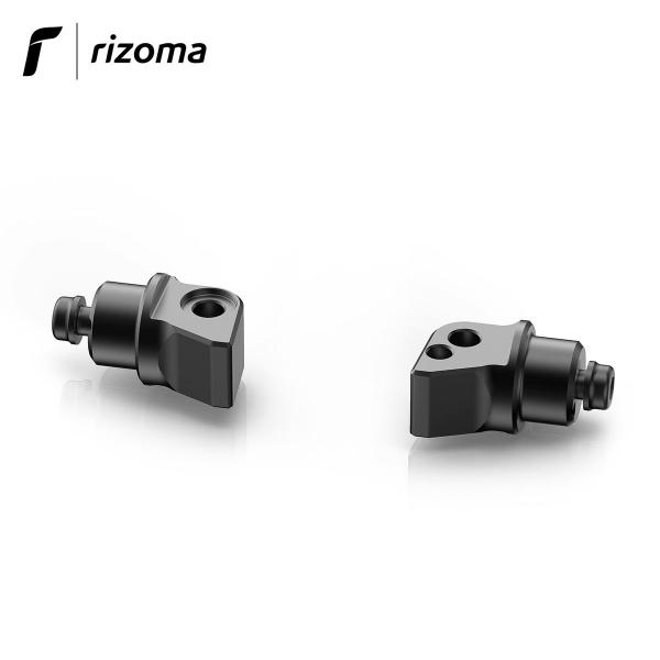 Kit adattatori Rizoma per montaggio pedivelle per pedane passeggero OEM da 18 mm
