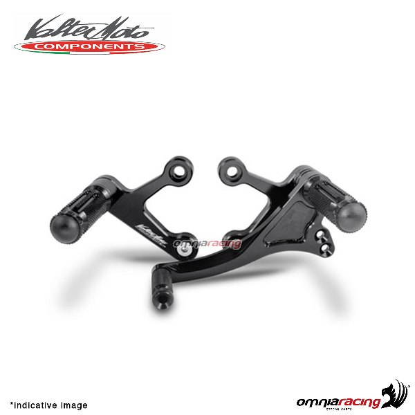 Fix rearsets Valtermoto Type 1 black for Ducati 916 1993>2000