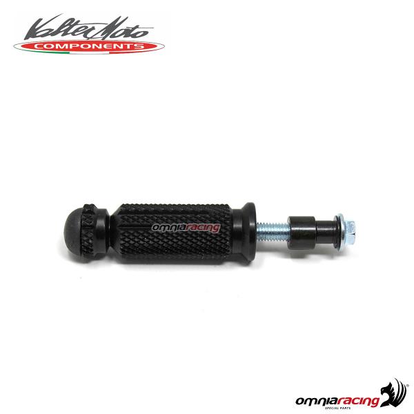 Poggiapiede di ricambio per pedane Valtermoto Tipo 1/1.5 colore nero