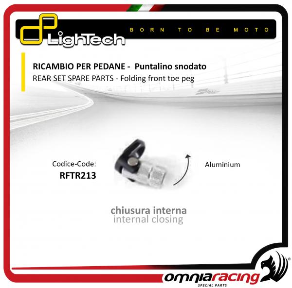 Lightech Puntalino in Alluminio snodato con chiusura interna per Pedana