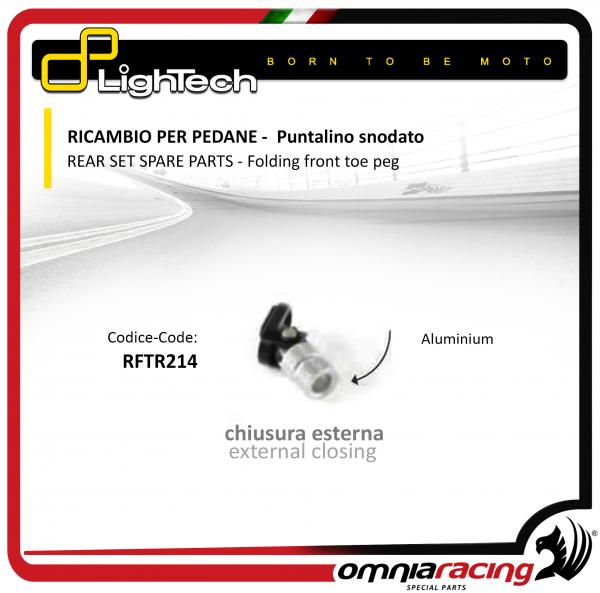 Lightech Puntalino in Alluminio snodato con chiusura esterna per Pedana