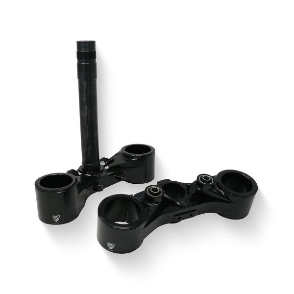 CNC Racing black fork triple clamp kit Ducati Hypermotard 821 2013-2015