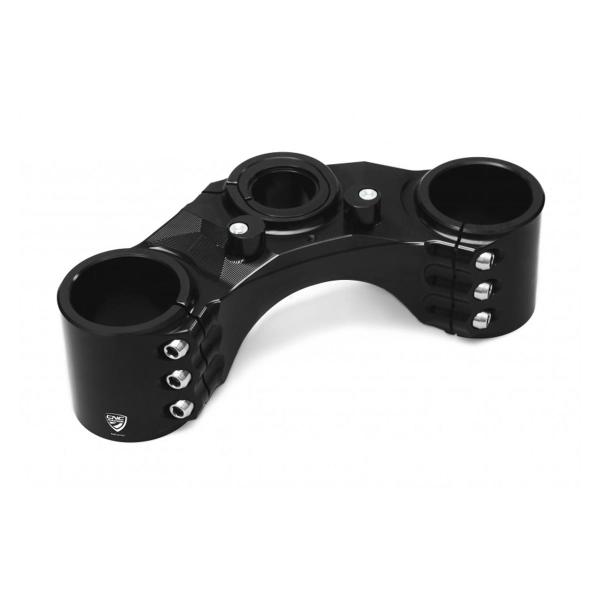 CNC Racing black lower triple clamps with variable offset Ducati 848 2008-2010