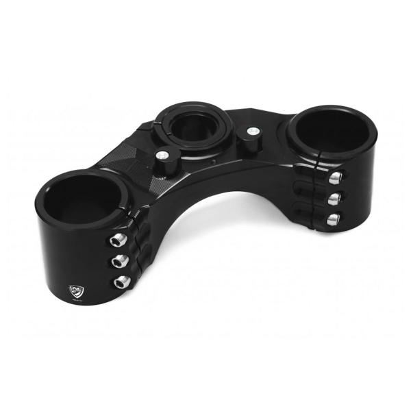 CNC Racing black lower triple clamps with variable offset Ducati 1198S Corse 2010